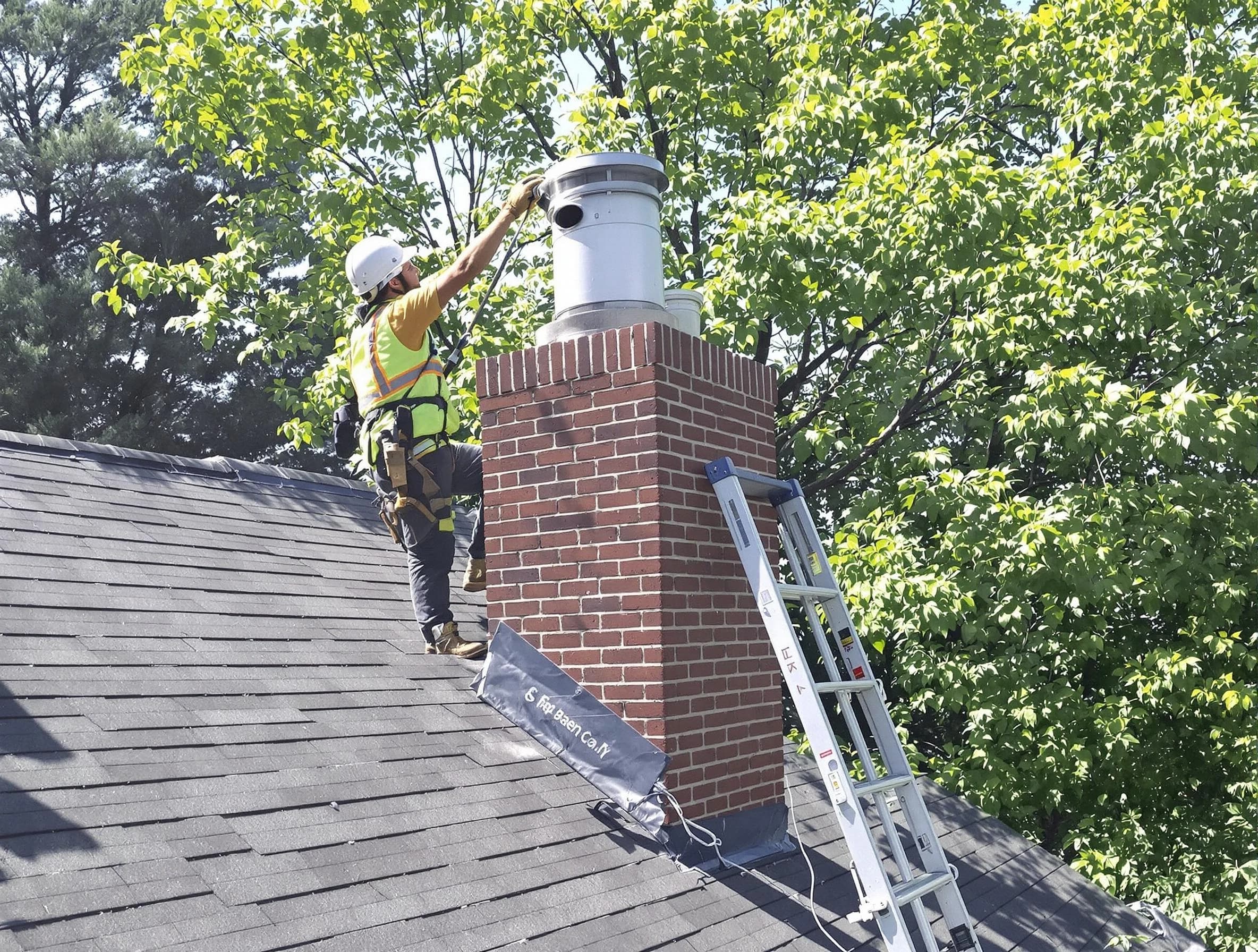 Chimney liner inspection by Holladay Chimney Sweep in Holladay, UT