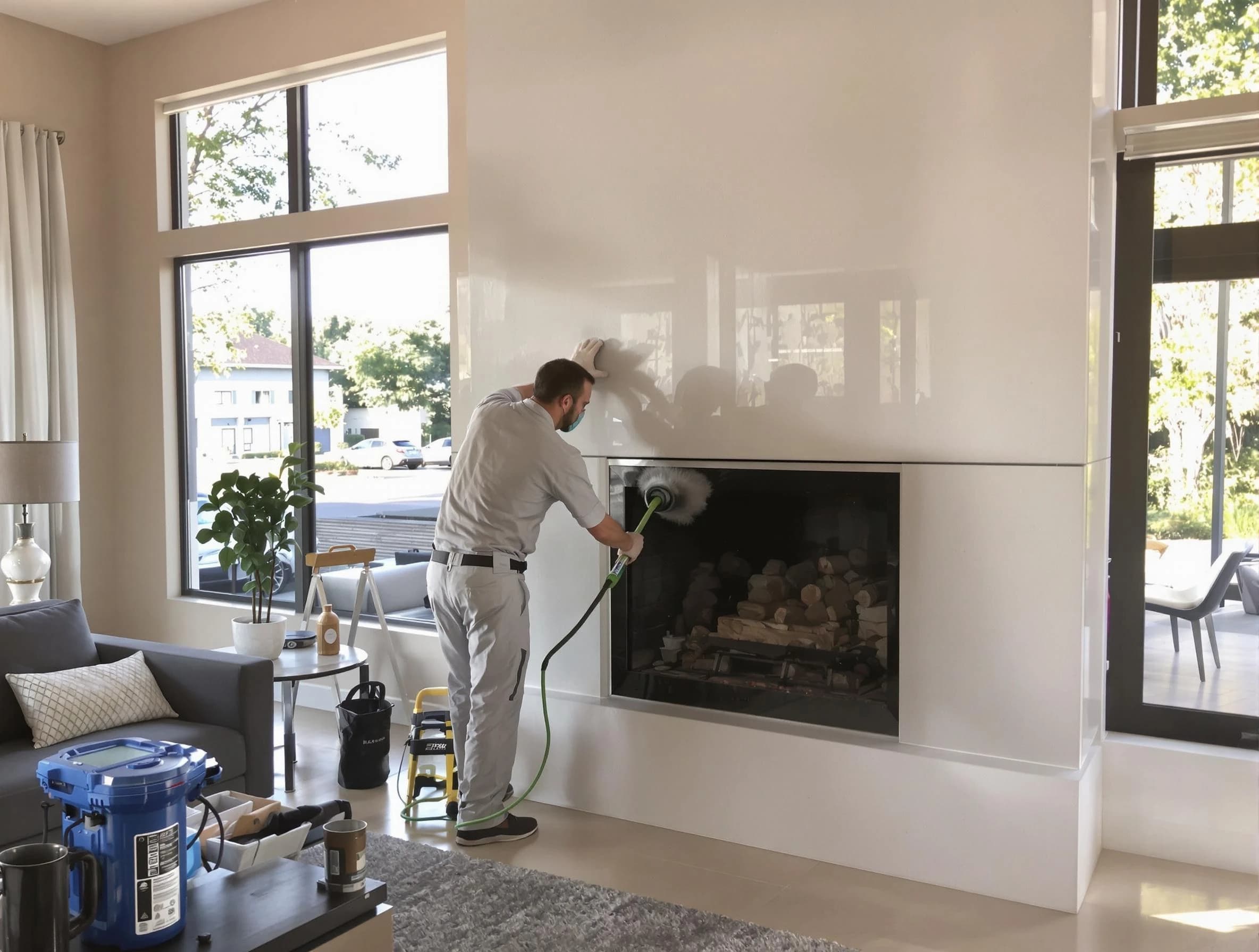 Holladay Chimney Sweep performing thorough soot removal in Holladay, UT