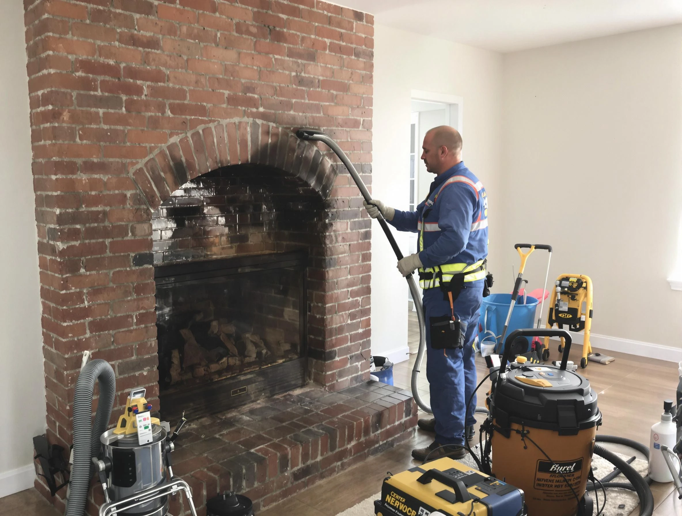Holladay Chimney Sweep expert performing detailed chimney sweep in Holladay, UT