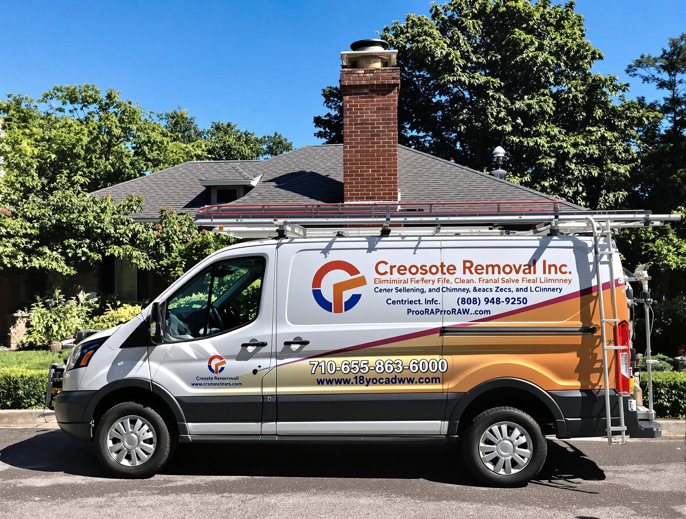 Holladay Chimney Sweep technician removing creosote safely in Holladay, UT